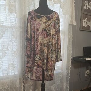 Cato Multicolor Bohemian Tunic Top